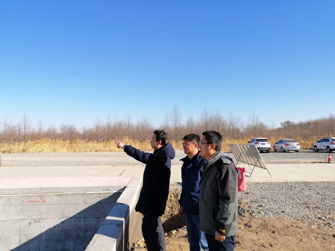 院公司領導視察寧夏吳忠市、同心縣人工濕地總承包項目并慰問現場一線員工